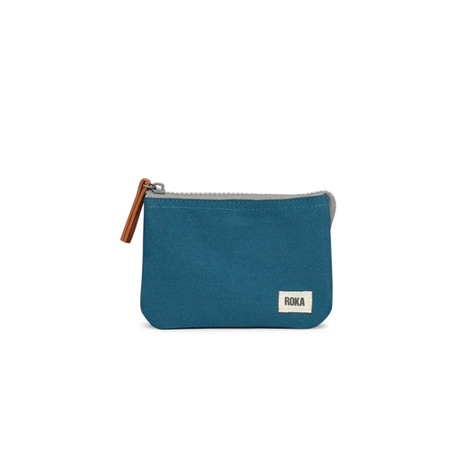 Carnaby Small Wallet In Marine Canvas