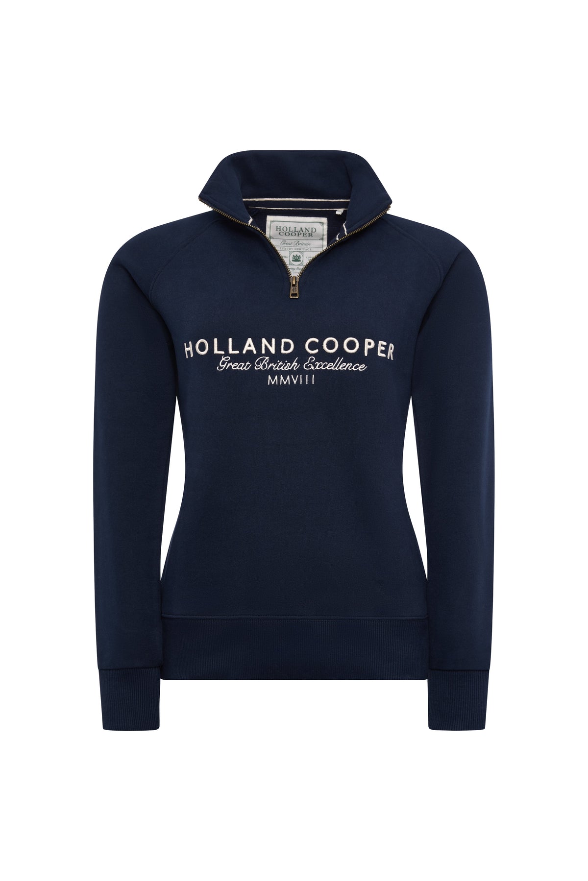 Sporting Goods Zip Henley - Ink Navy