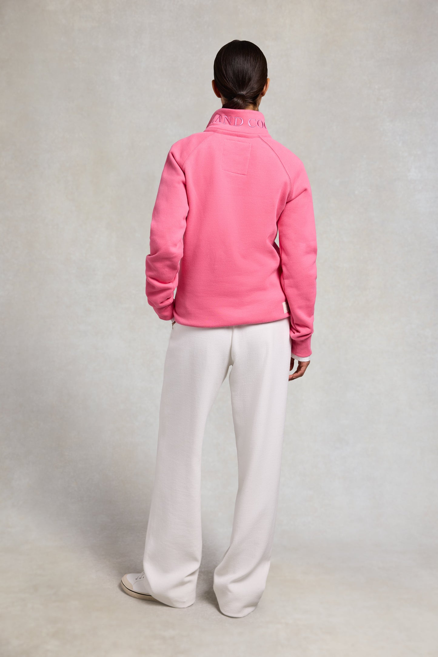 Sporting Goods Zip Henley - Peony Pink
