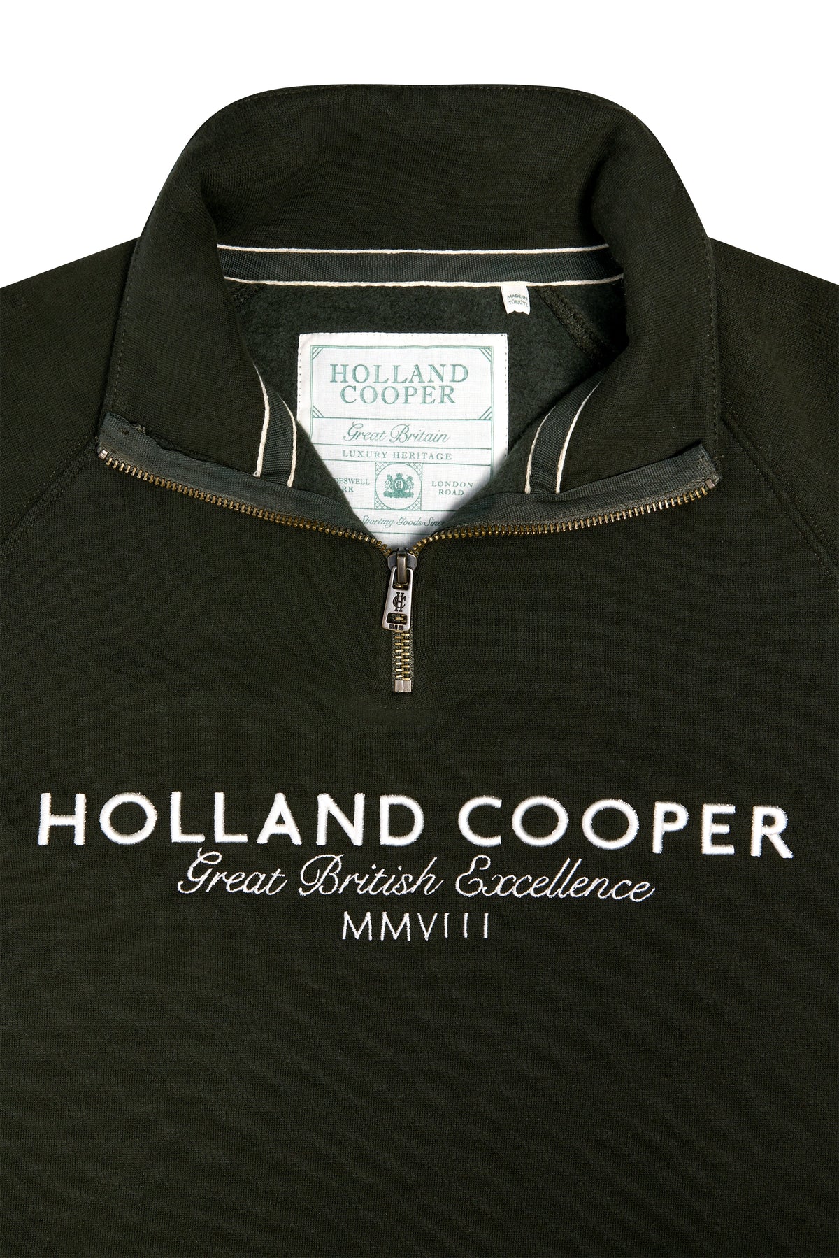 Sporting Goods Zip Henley