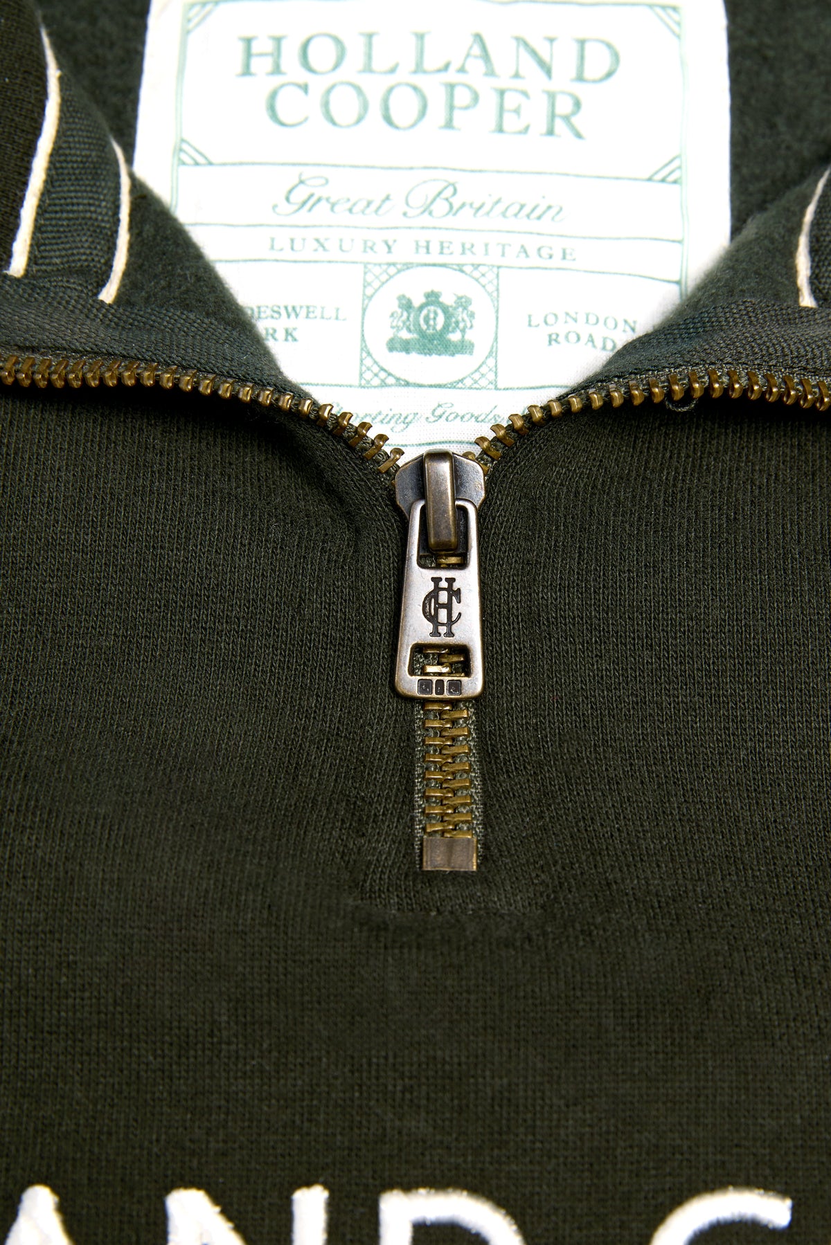 Sporting Goods Zip Henley