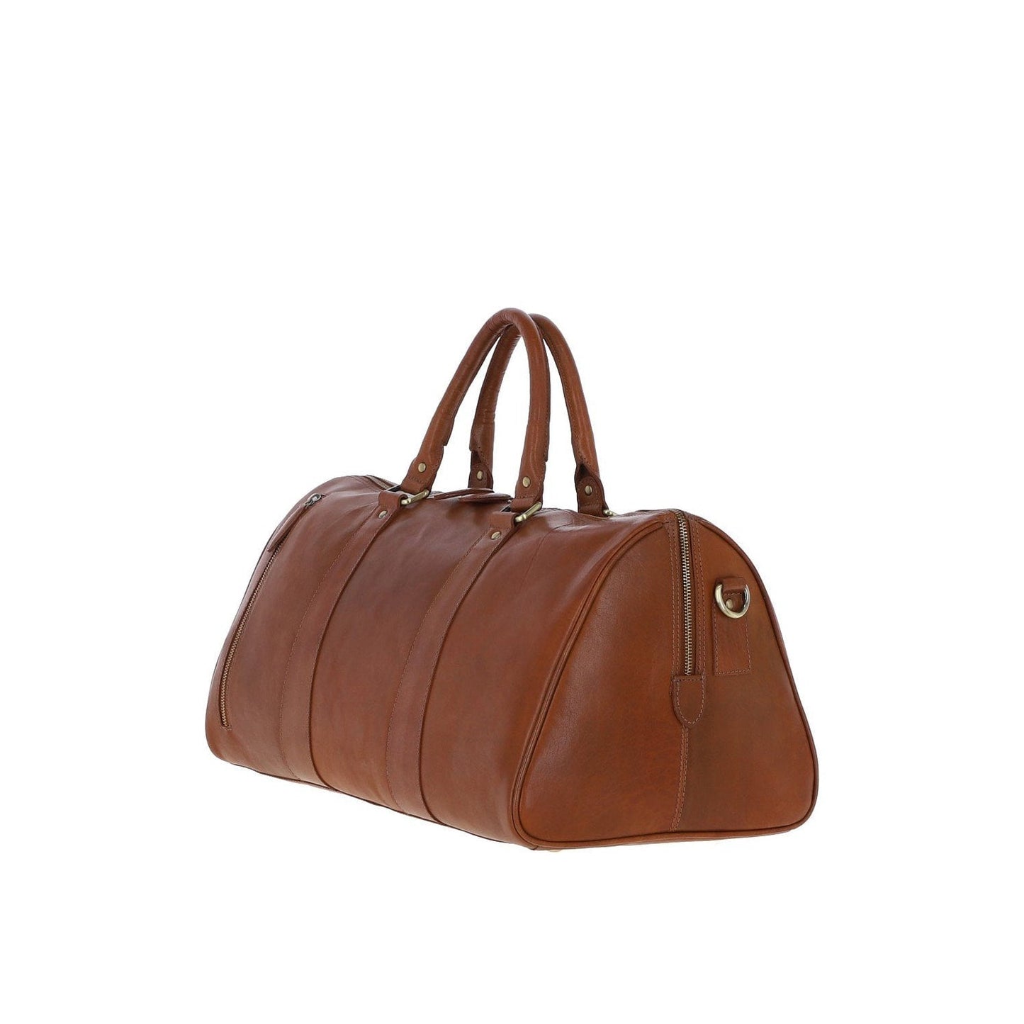 Large Leather Holdall - Honey