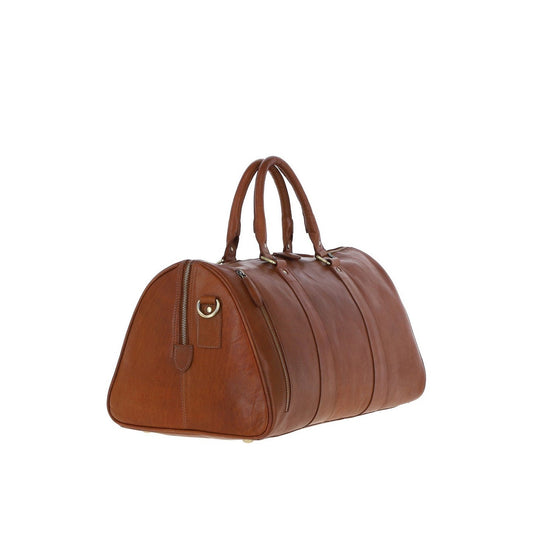 Large Leather Holdall - Honey