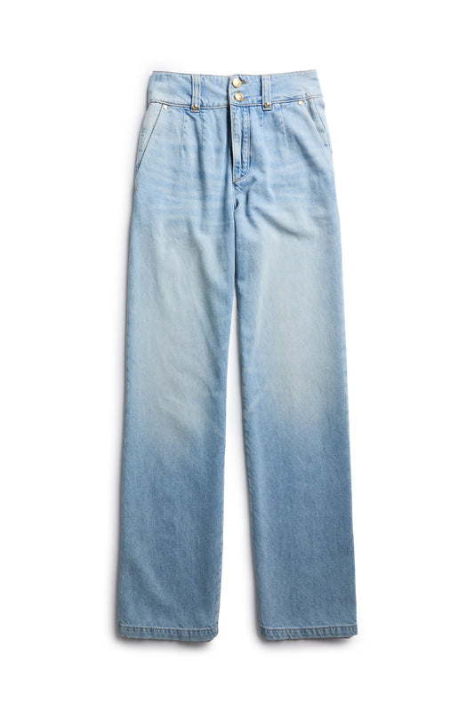 Tailored Wide Leg Jean