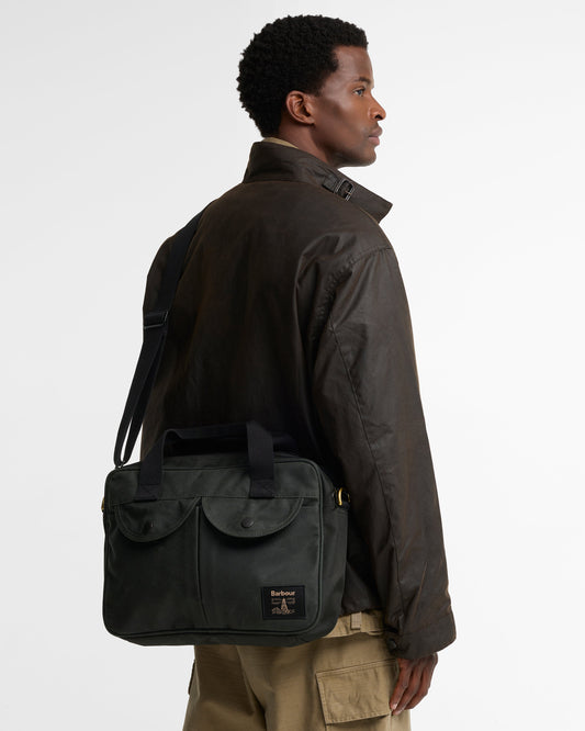 Field Waxed Laptop Bag