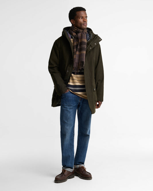 Mineral Tartan Wool-Cashmere Scarf