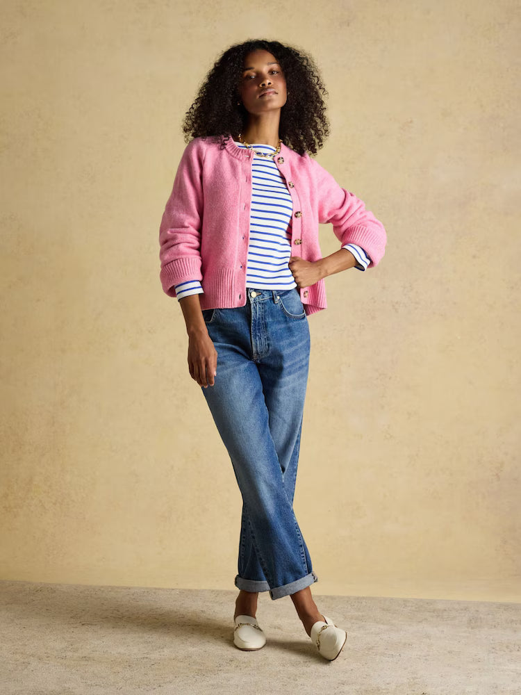 Esme Relaxed Knitted Button Up Cardigan
