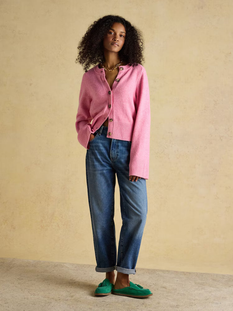 Esme Relaxed Knitted Button Up Cardigan