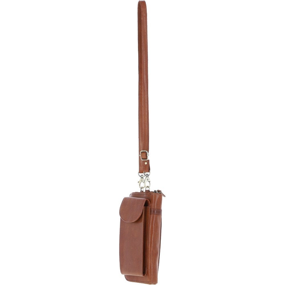 Leather Phonebag/Purse Honey: T-80