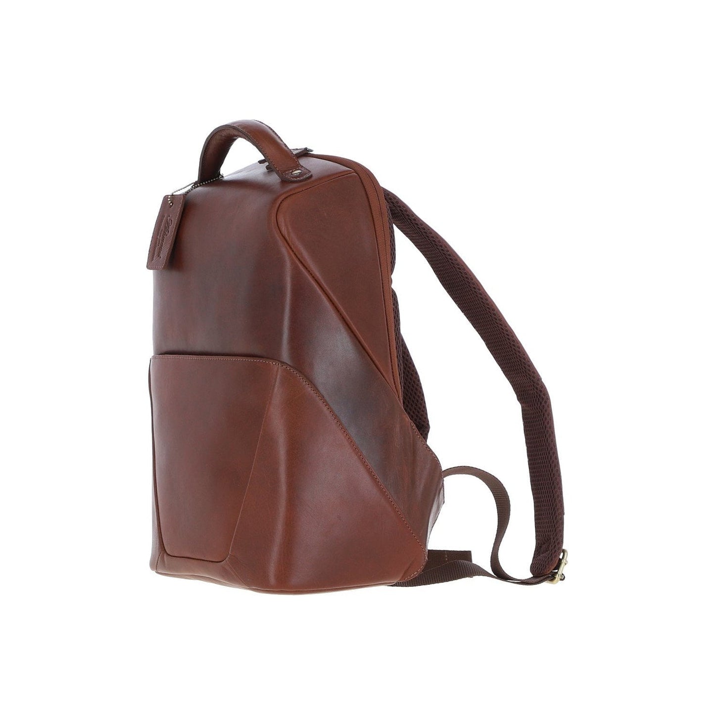 Leather Backpack - Chestnut