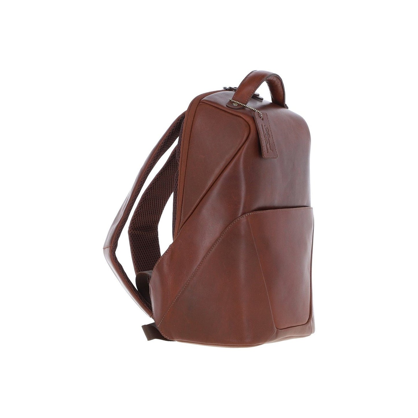 Leather Backpack - Chestnut