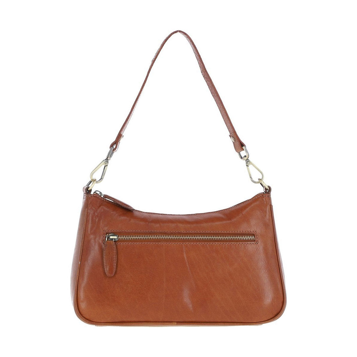Leather Shoulder Bag Honey: T-84