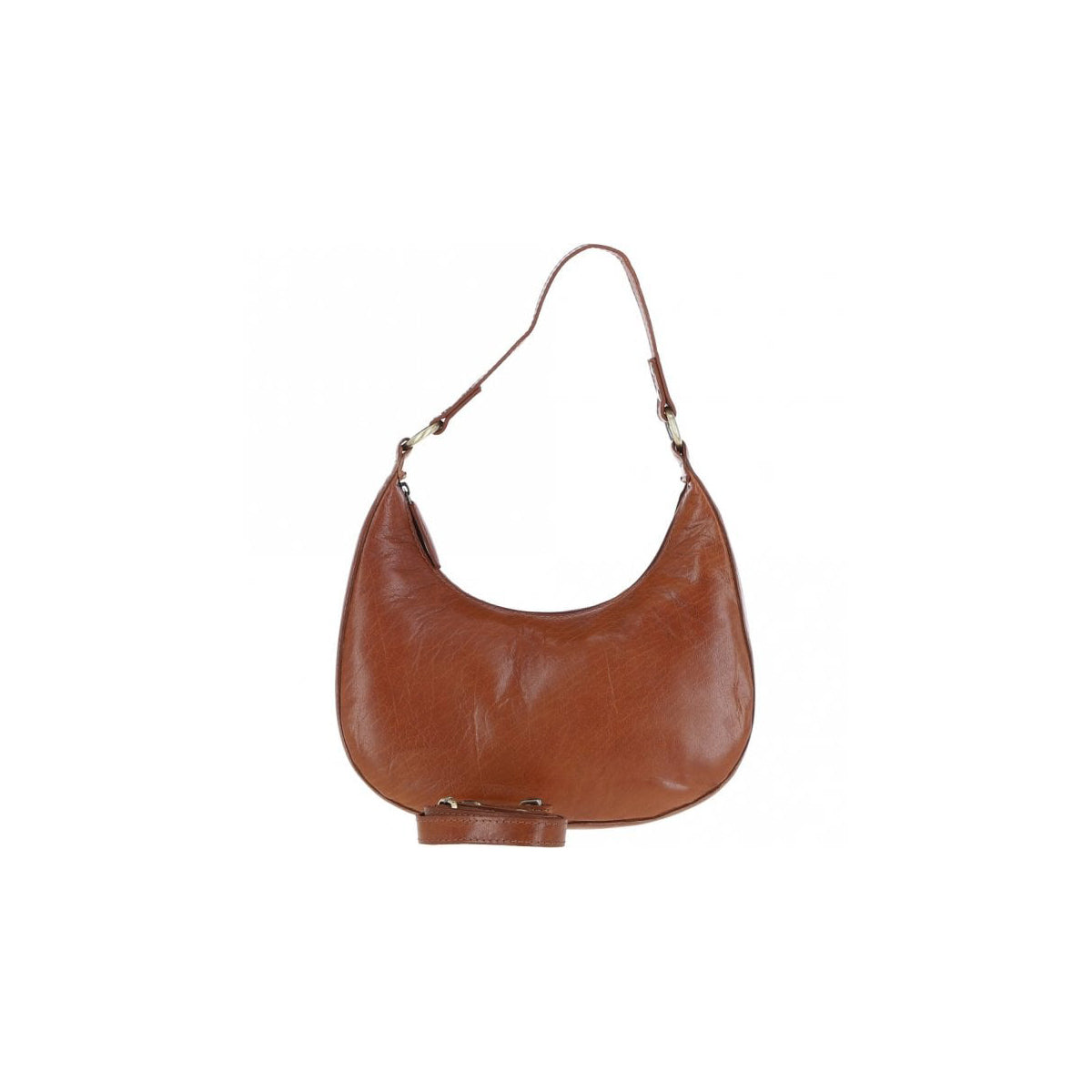 Leather Shoulder Bag Honey: T-86