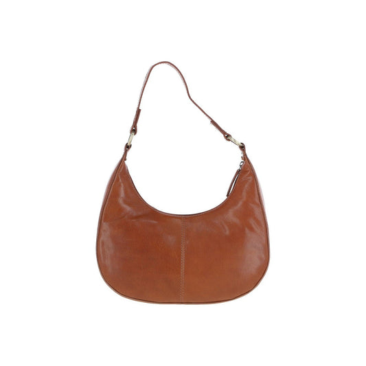 Leather Shoulder Bag Honey: T-86