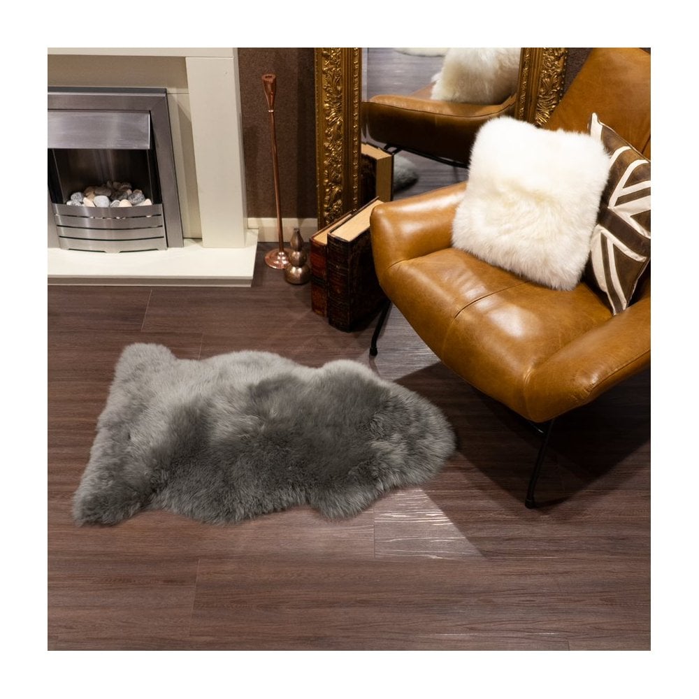 Sheepskin Single Rug Laurel Oak