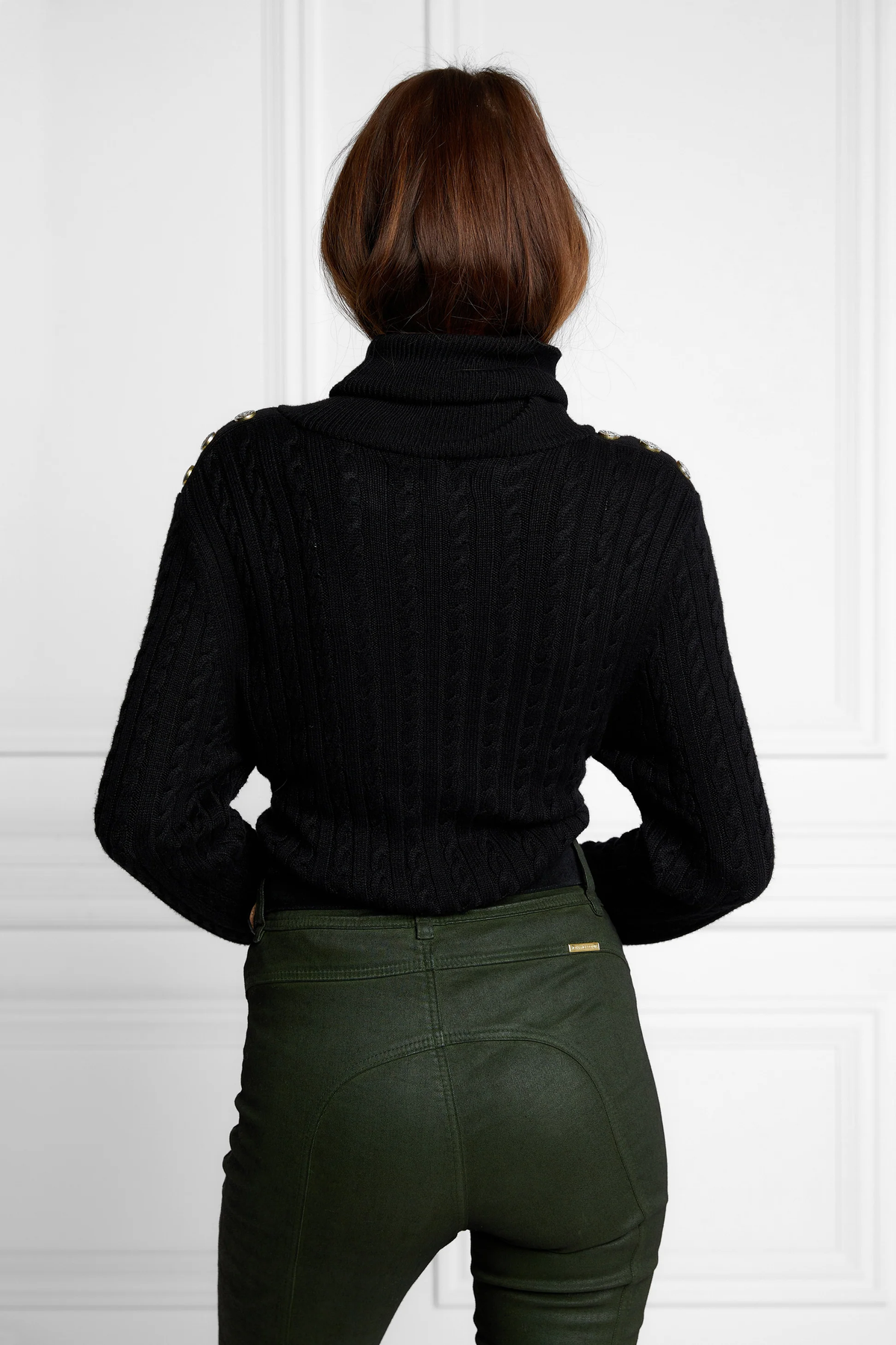 Seattle Roll Neck Cable Knit