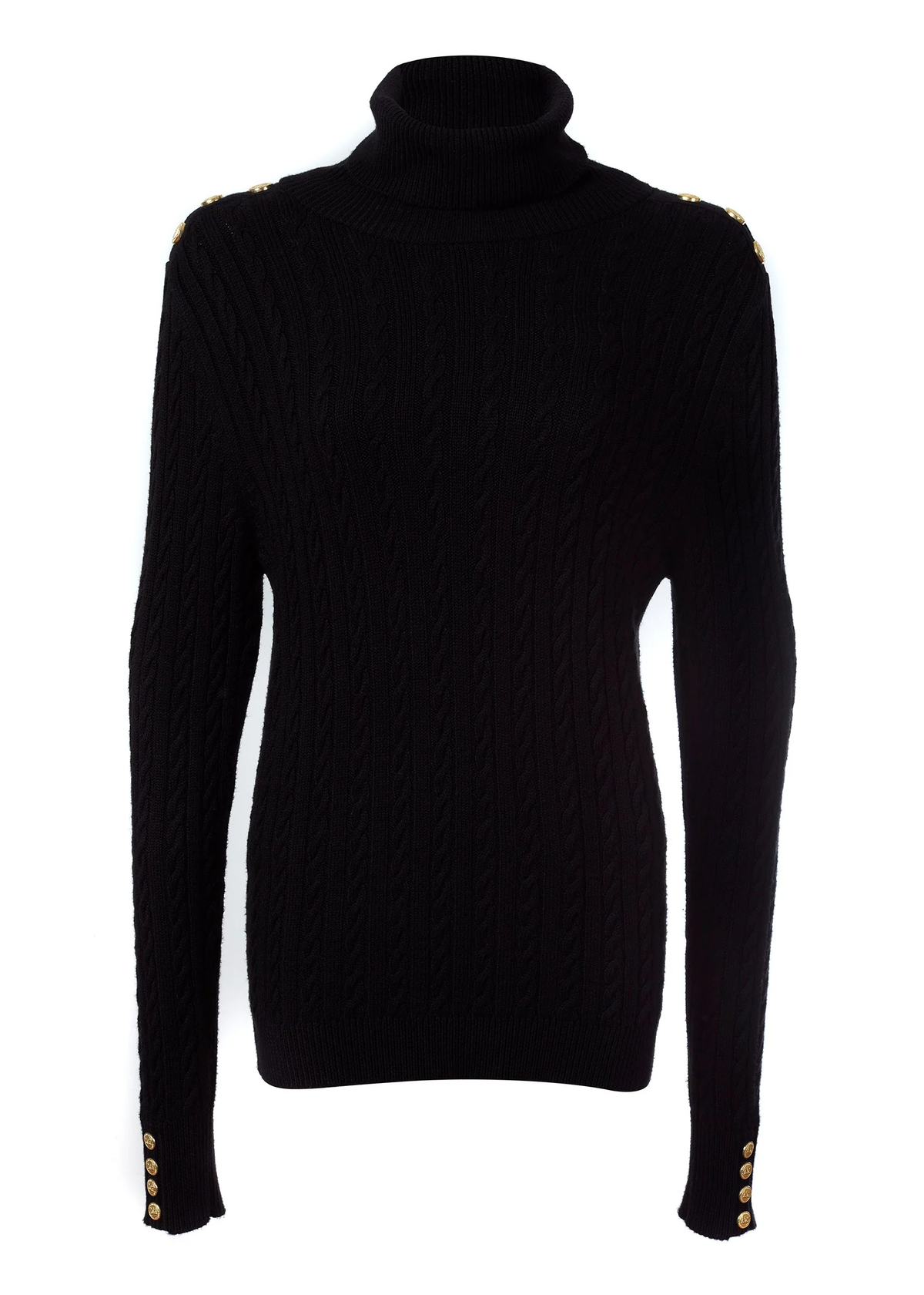 Seattle Roll Neck Cable Knit