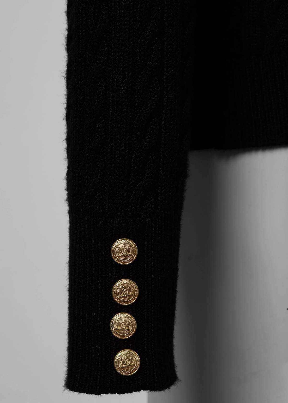 Seattle Roll Neck Cable Knit