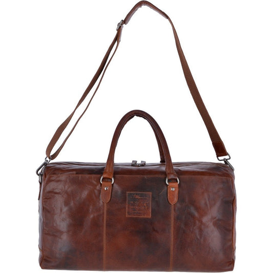 Mens Holdall - Honey Tan