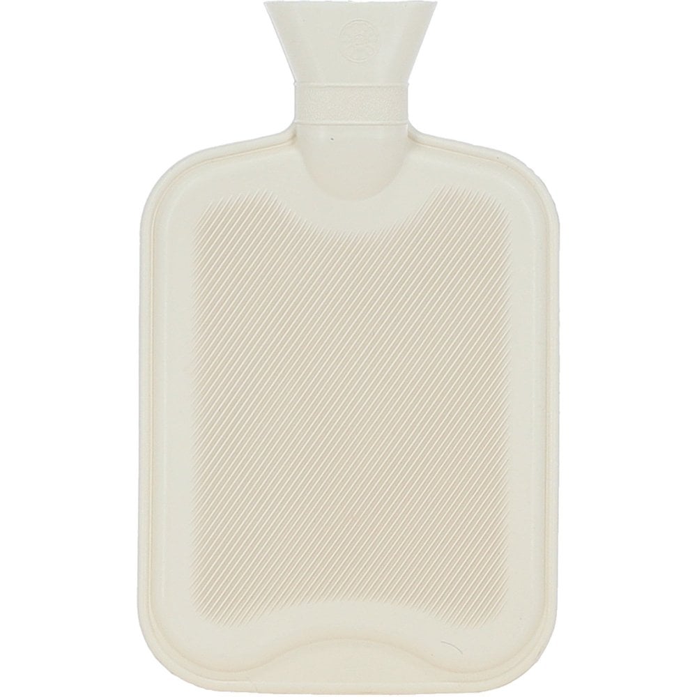 Fenland Curly Wool Hot Water Bottle Cover - Beige 2L