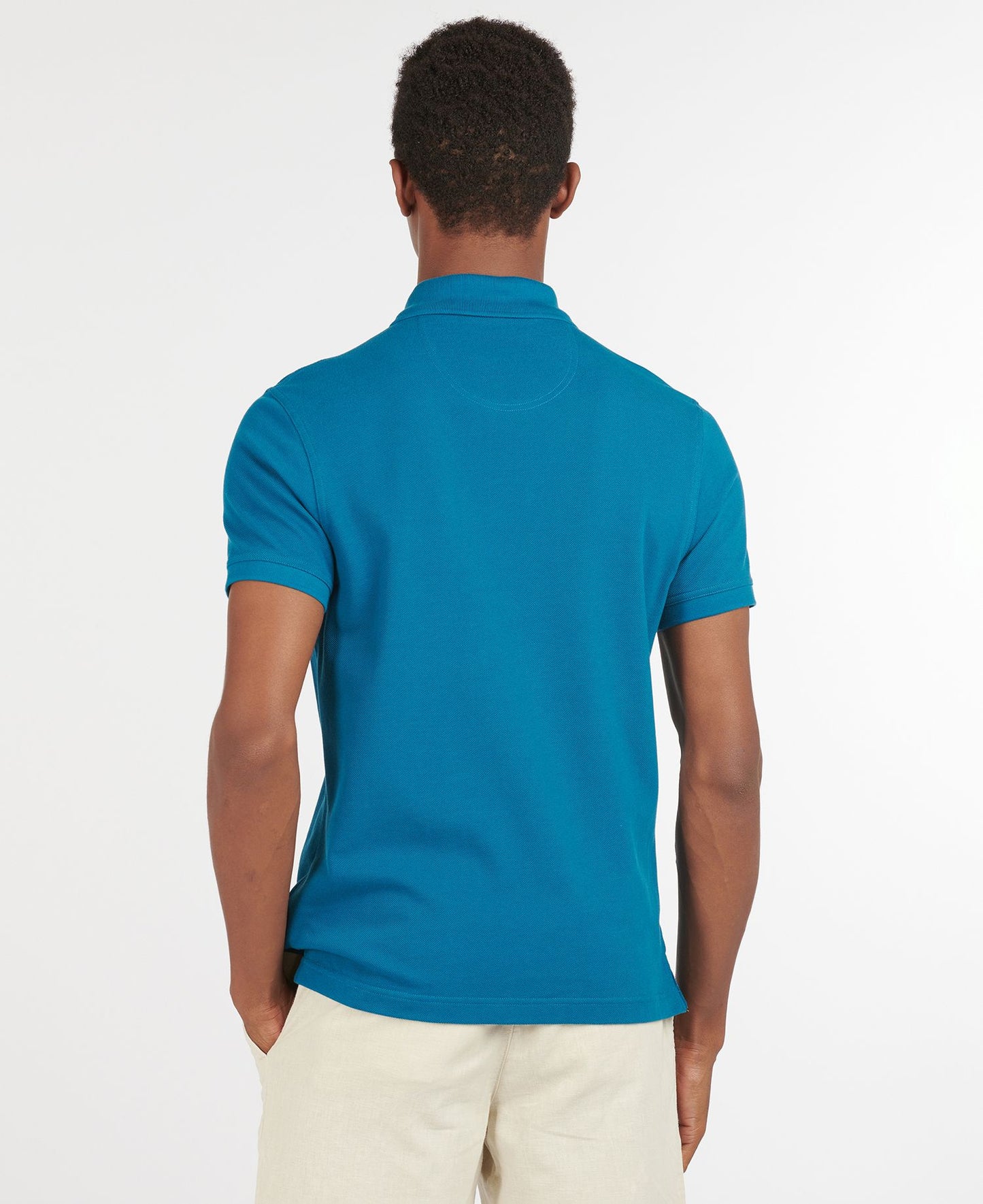 Tartan Pique Polo Top