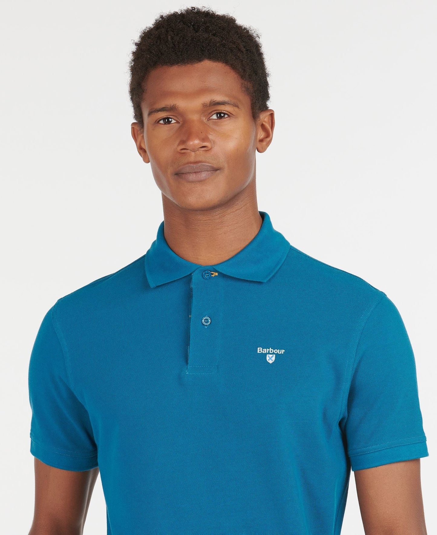 Tartan Pique Polo Top