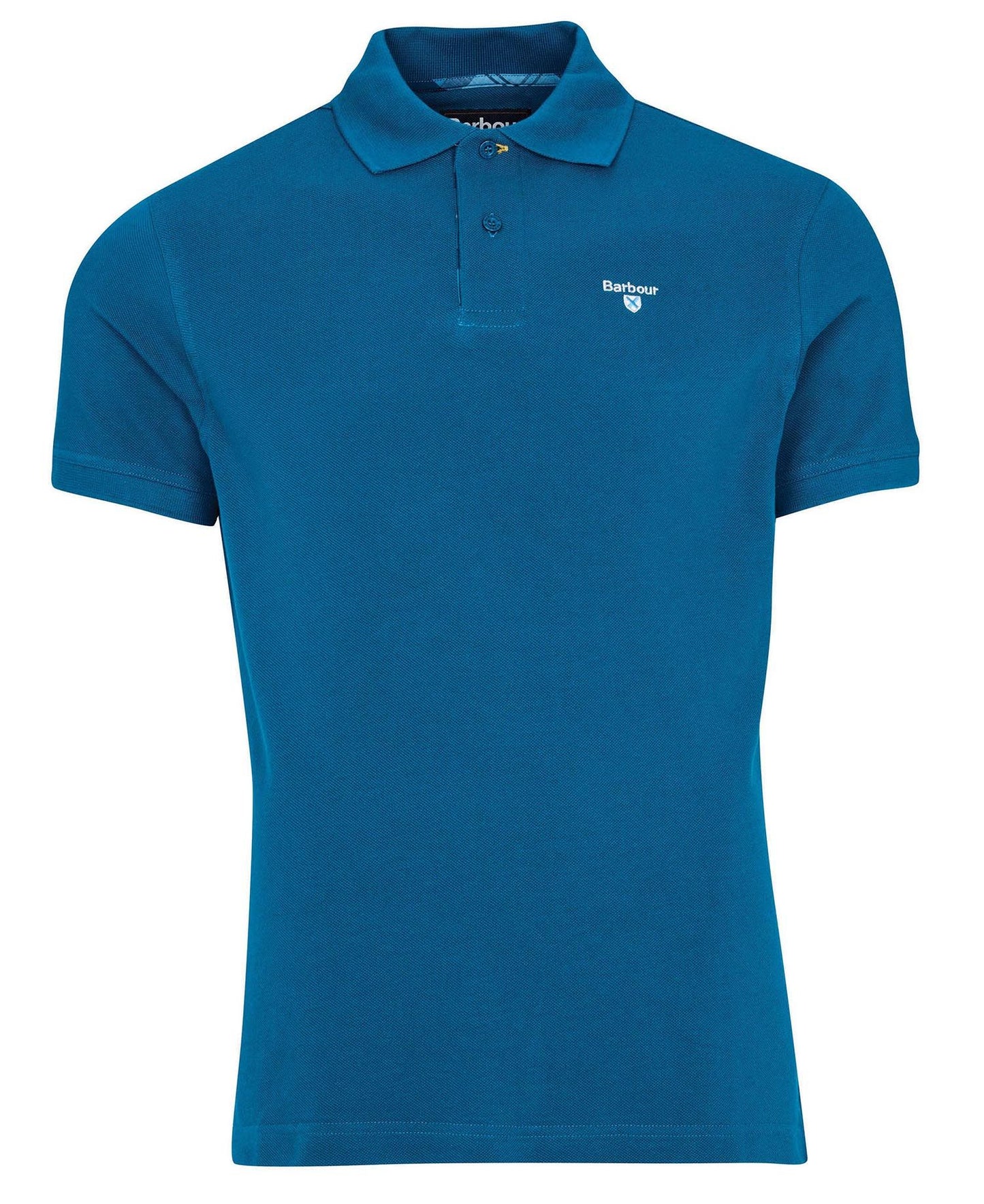 Tartan Pique Polo Top