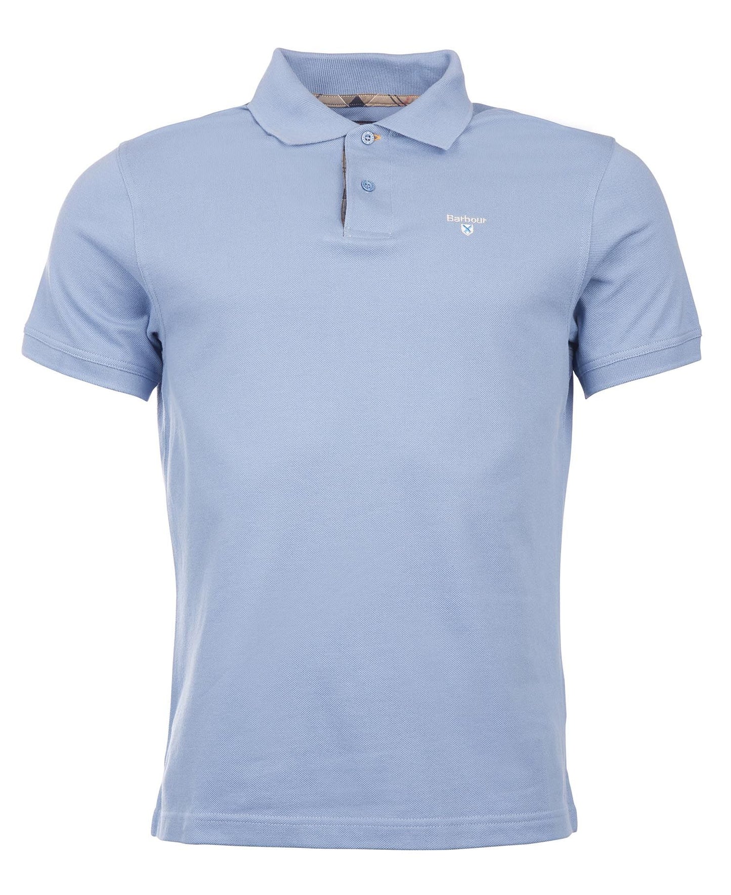 Tartan Pique Polo Top