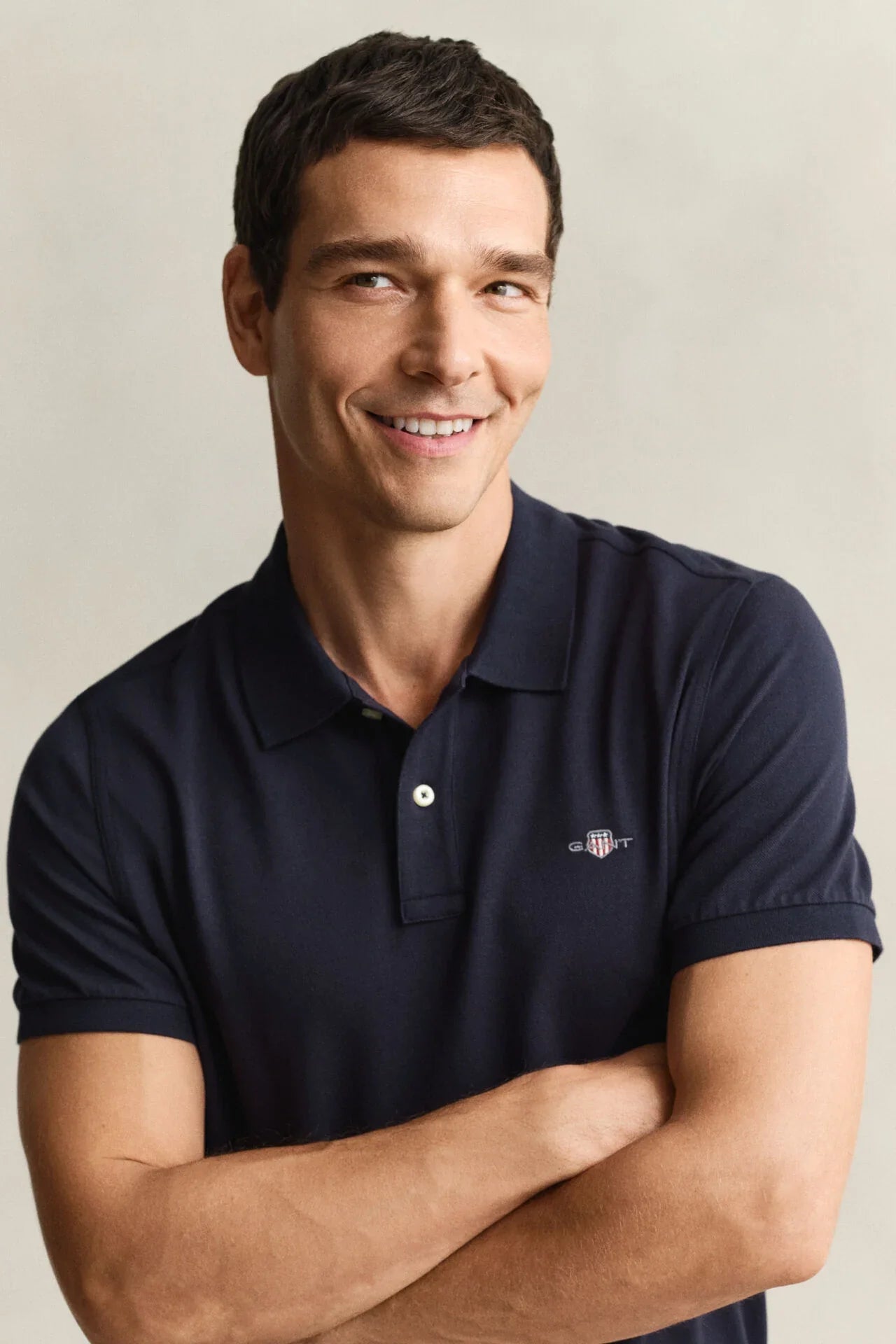 Regular Fit Shield Pique Polo Shirt