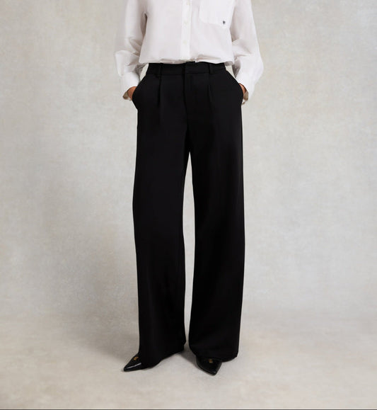 Pleated Wide Leg Trouser