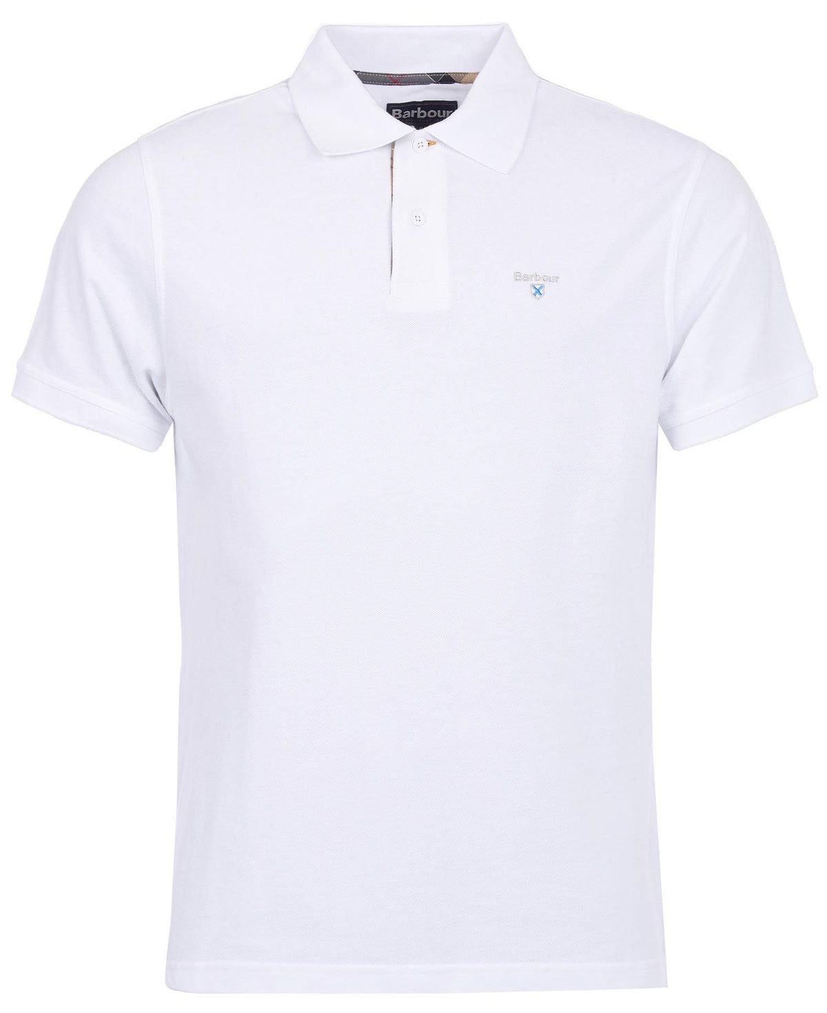 Tartan Pique Polo Top