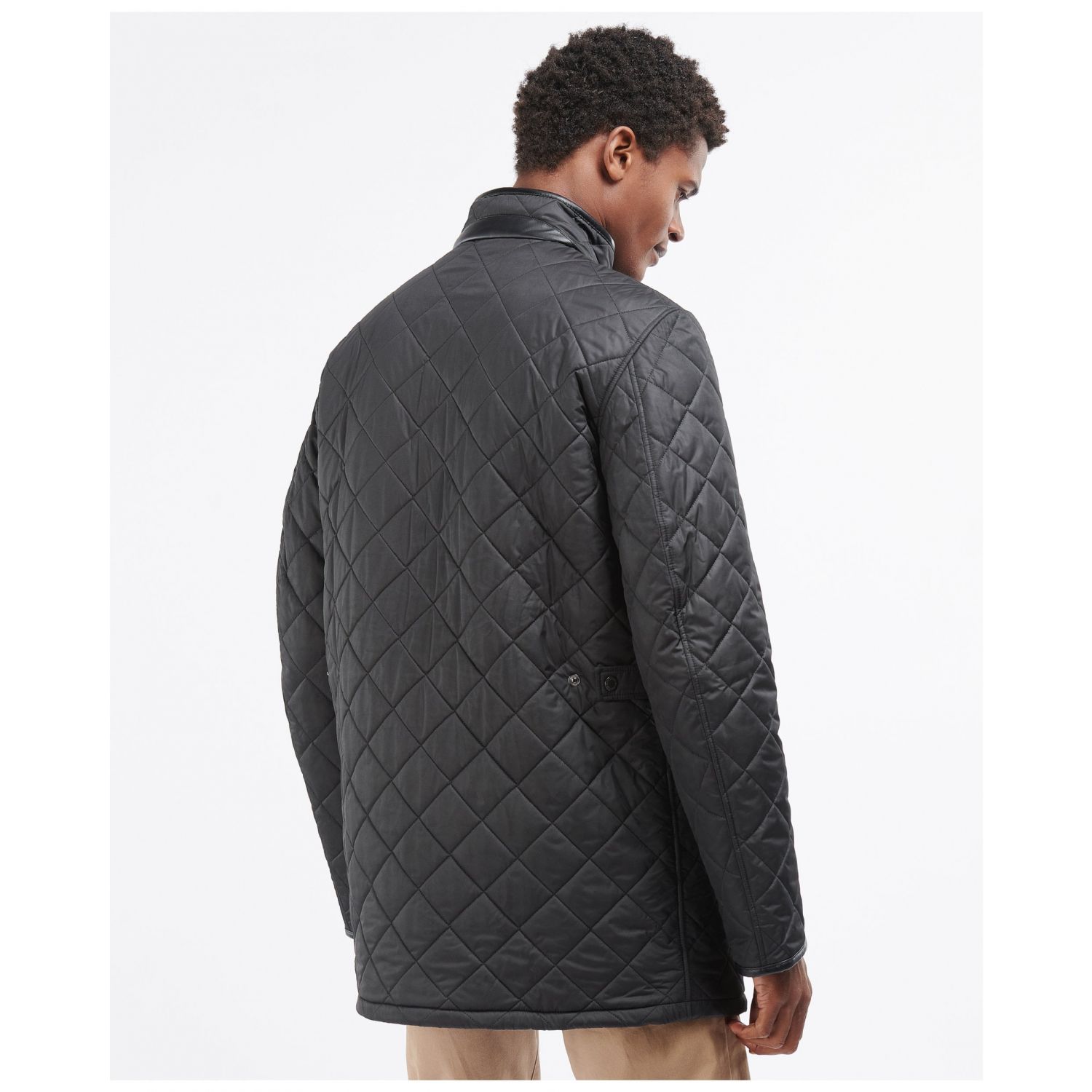 Barbour Long Powell Quilted Jacket Mqu1437