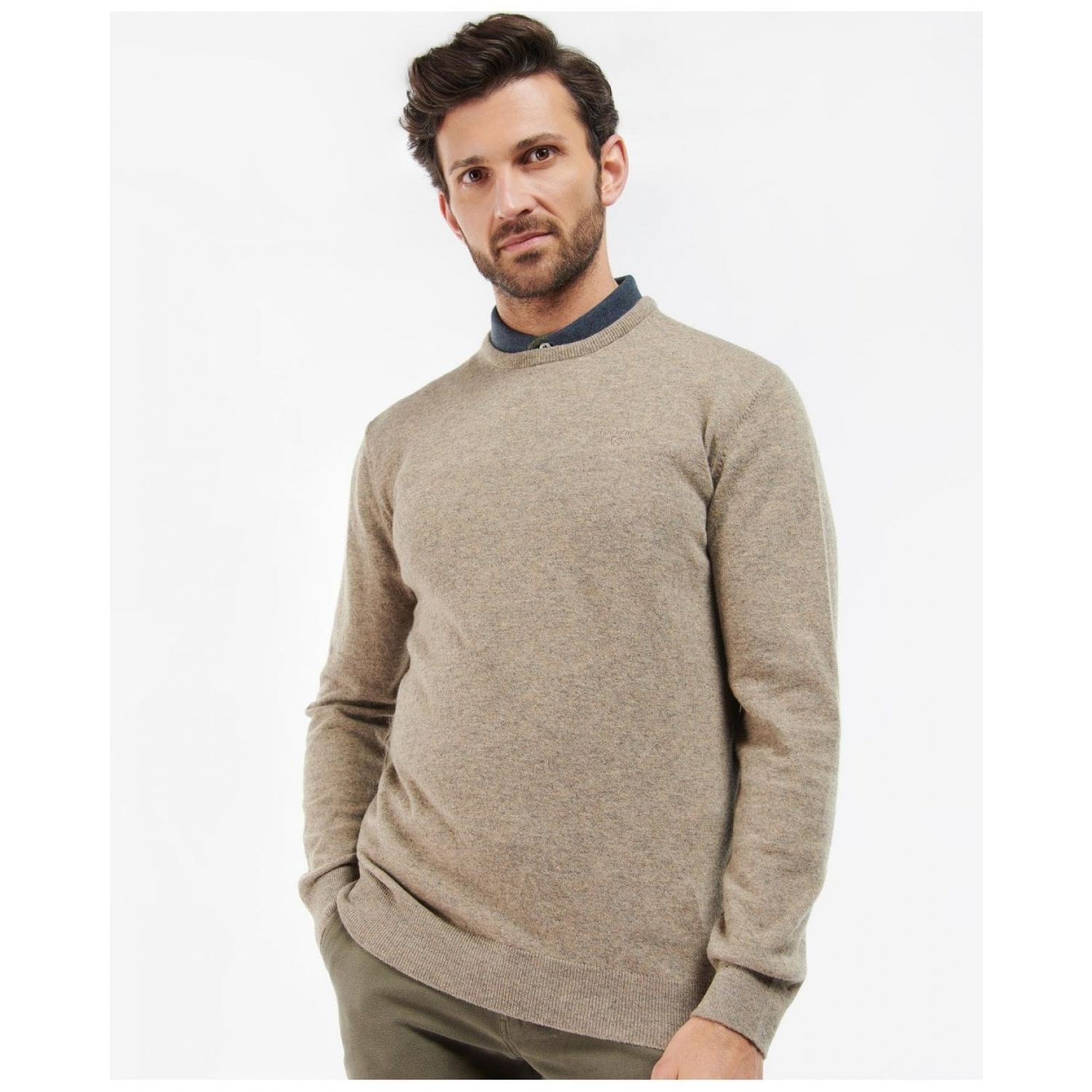 Barbour Essential Lambswool Crew Neck Jumper MKN0345