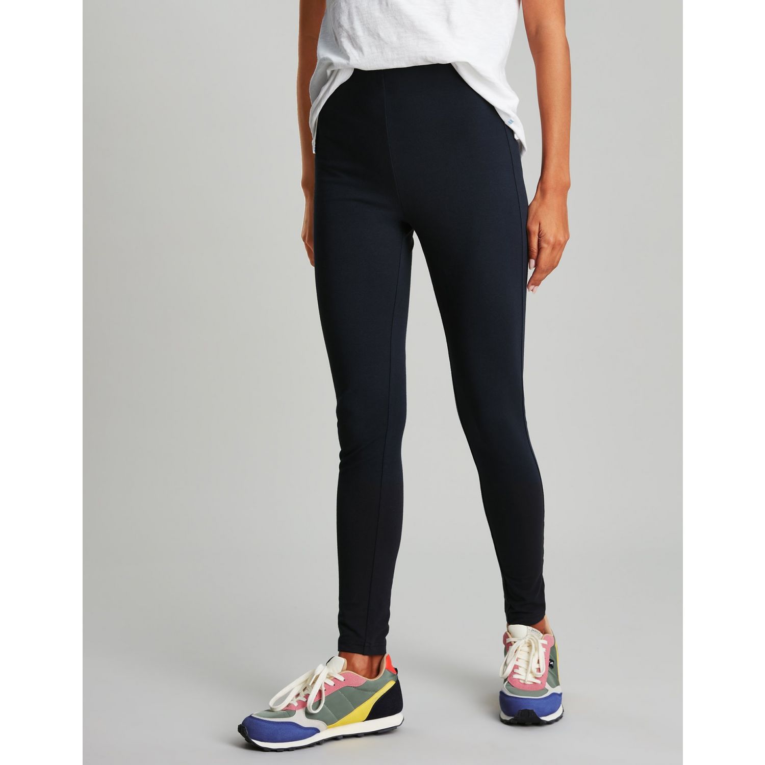 Buy Joules Ebba Black Plain Leggings from the Joules online shop
