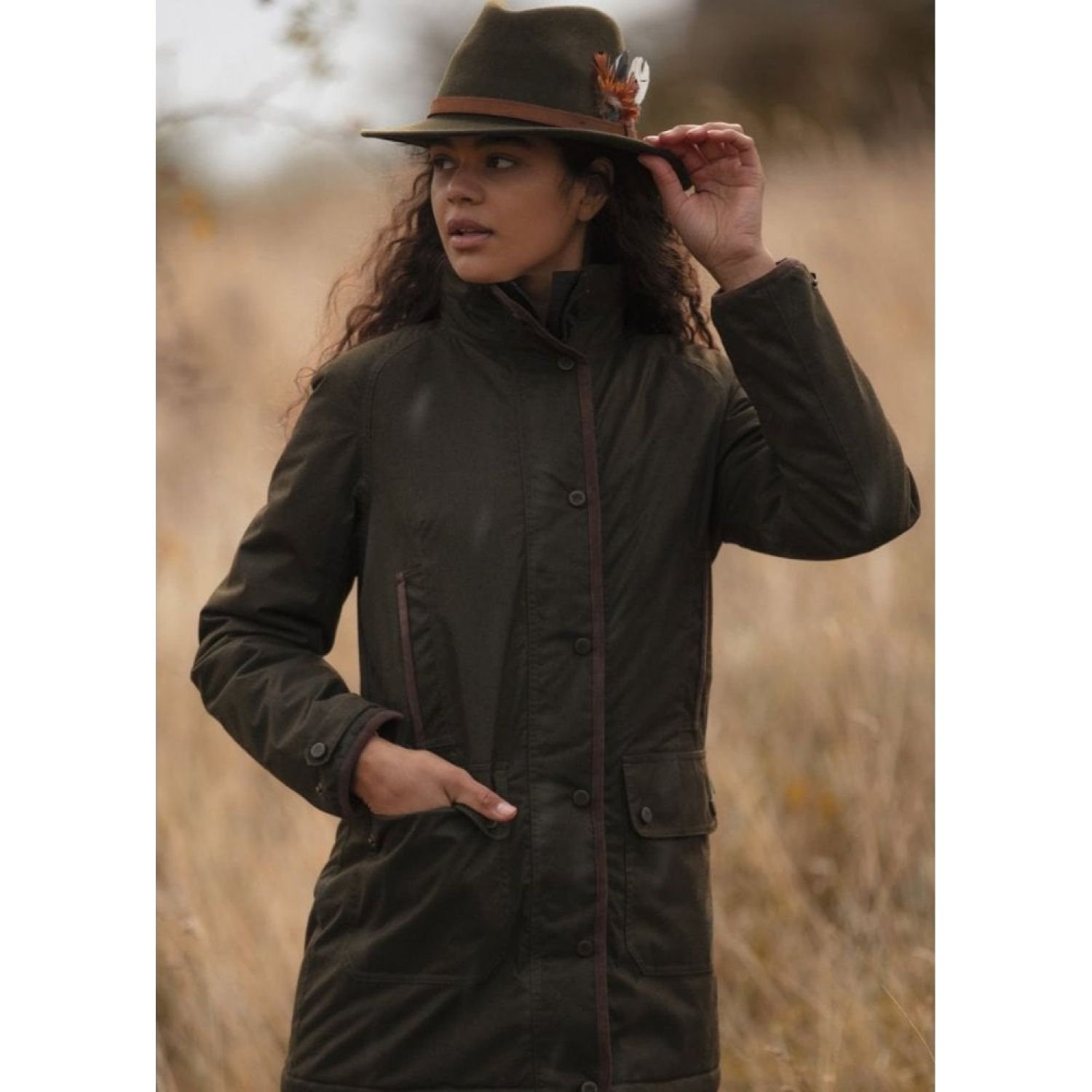 Alan Paine Women s Fernley Waterproof Weekend Coat LA2026