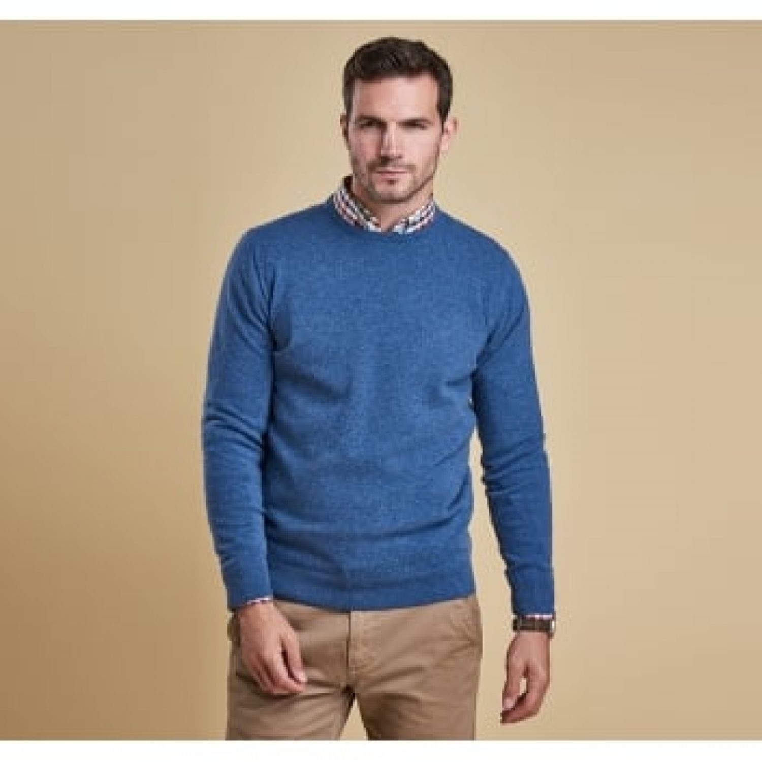 Barbour Essential Lambswool Crew Neck Jumper MKN0345