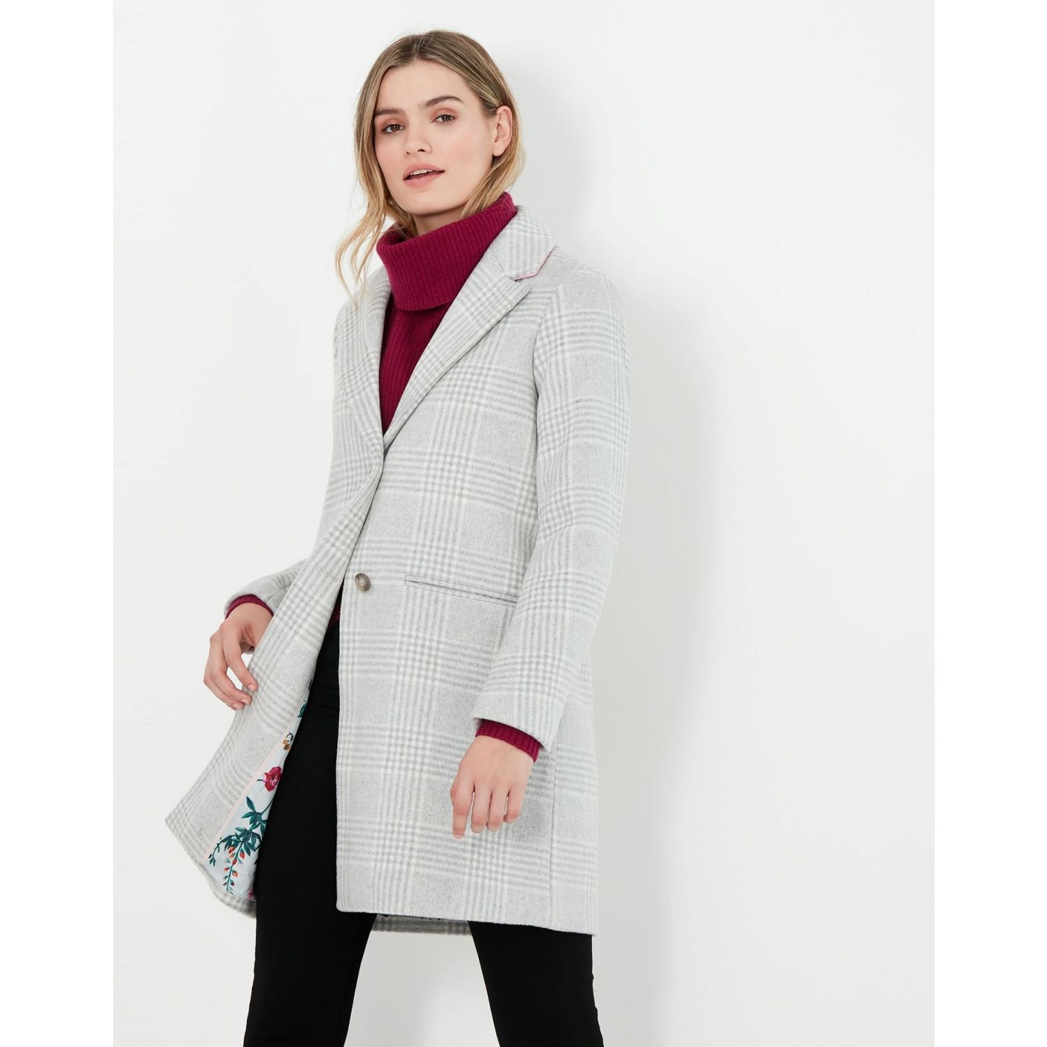 Joules Costello Wool Blend Coat 214313