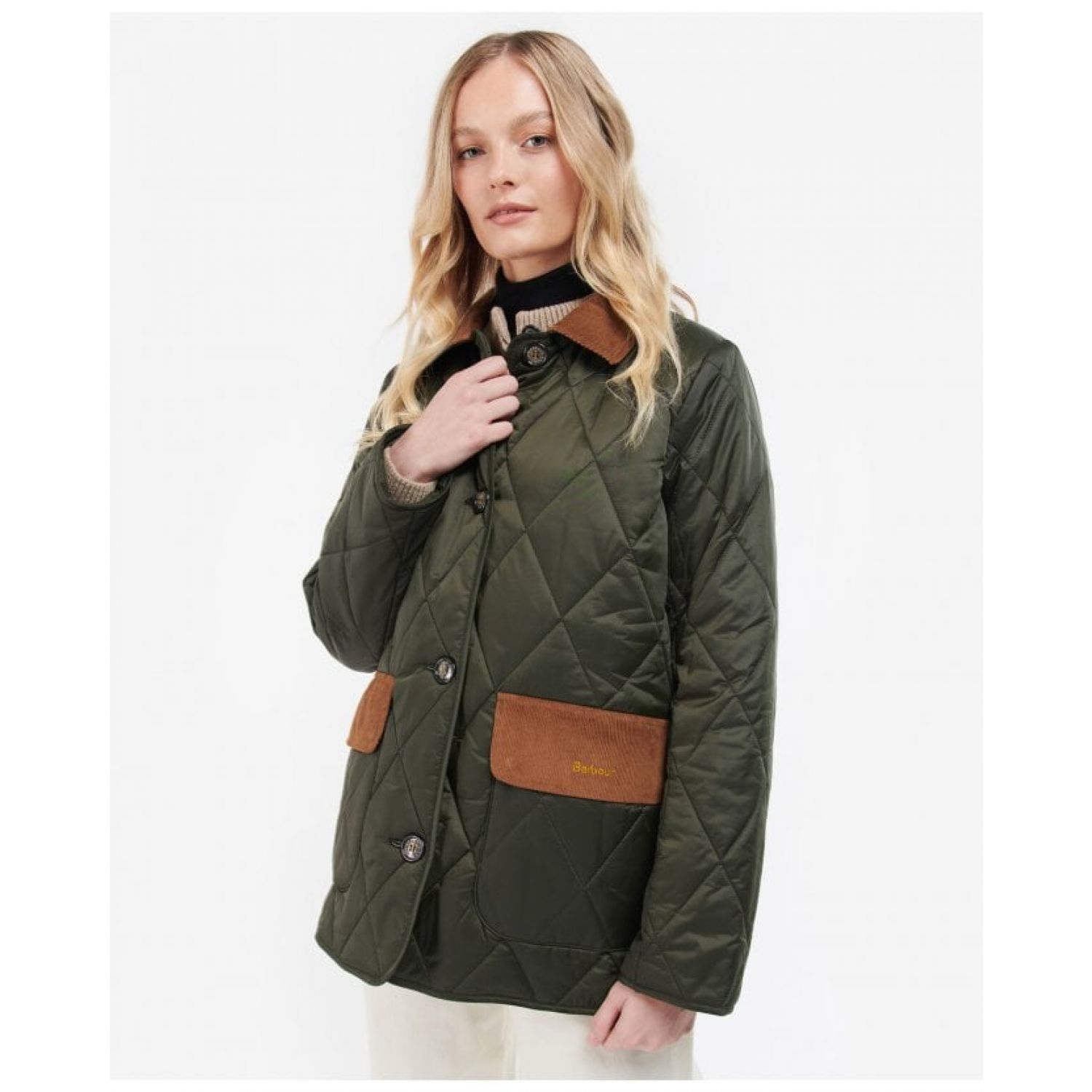 Barbour re discount engineered diamond quilt