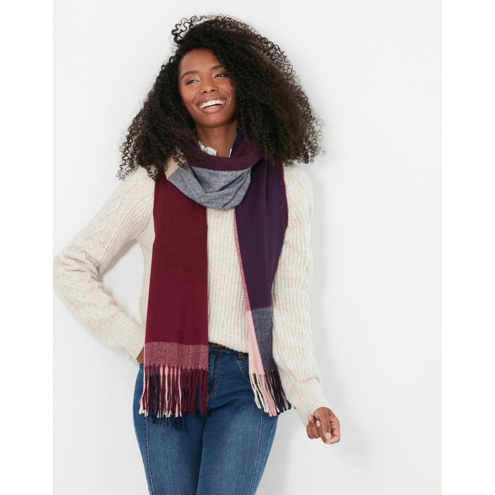 Joules Farah Check Scarf 215162