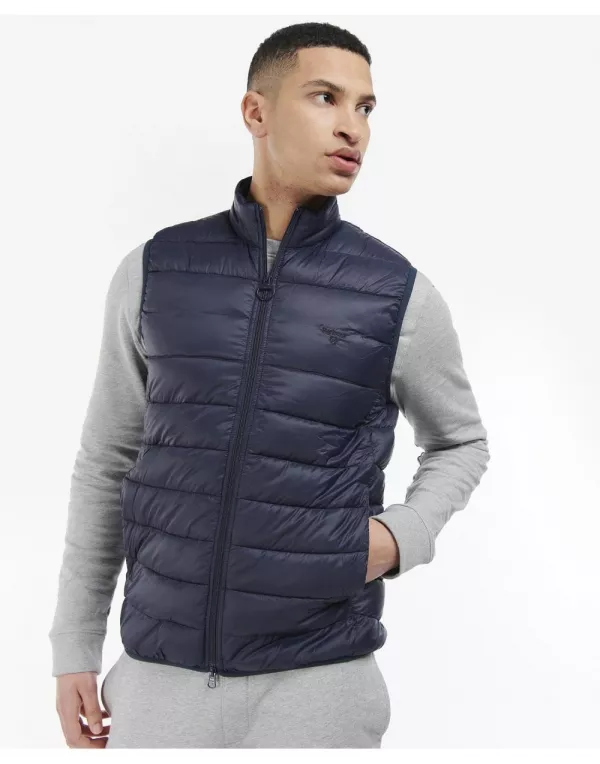 Barbour Finn Gilet Jacket for Men | Navy | Size Medium