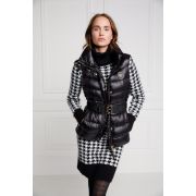 Valais Quilted Gilet - Black