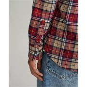 Regular Fit Checked Flannel Shirt