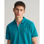 Regular Fit Contrast Pique Polo Shirt