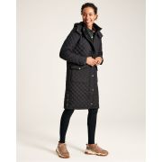 Chatsworth Diamond Quilted Coat With Hood