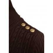 Seattle Roll Neck Cable Knit