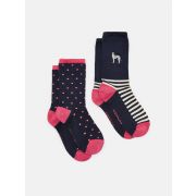 Everyday Navy Women's 2 Pack Socks