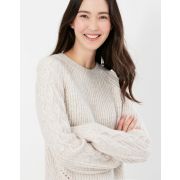 Loretta Heart Cable Jumper