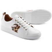 Womens Alexandra White Leather Trainer