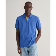 Regular Fit Contrast Pique Polo Shirt