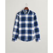 Regular Fit Shadow Check Flannel Shirt